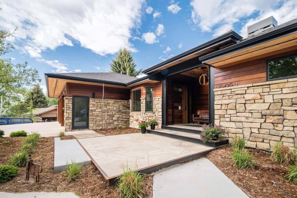 front of home - Deuce Goose custom home