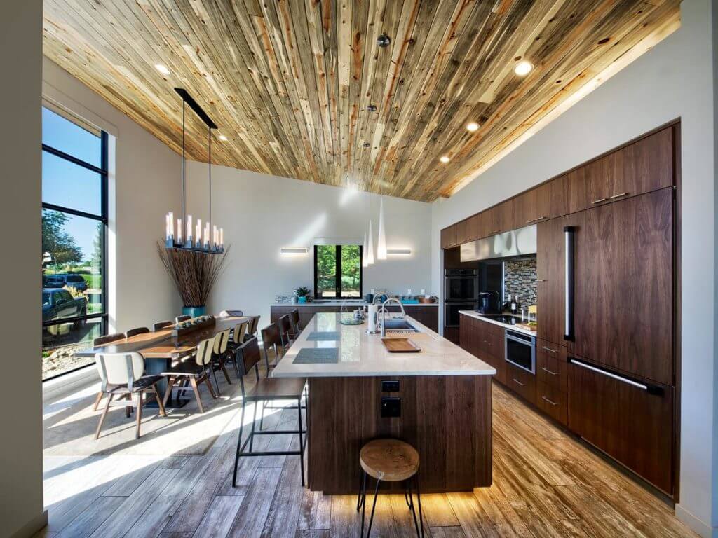 Custom home kitchen by Hammersmith Structures, Fort Collins CO