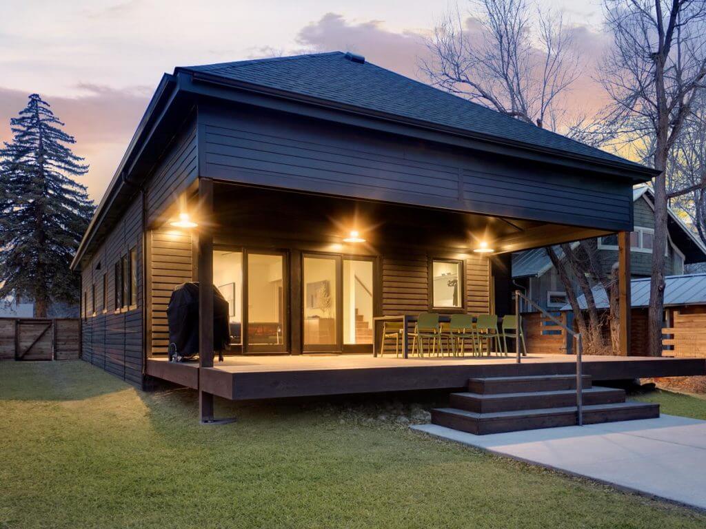 back deck - Oreo custom home