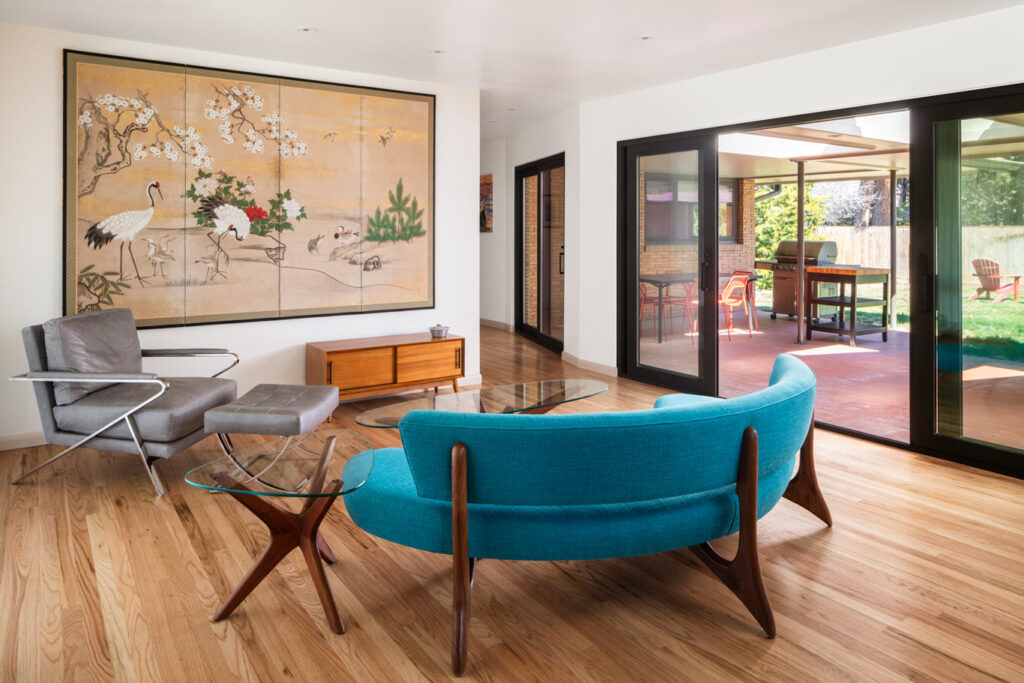 Midmod Remod living room