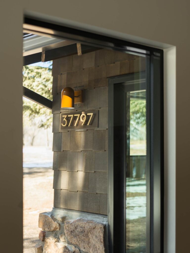 Custom home entryway
