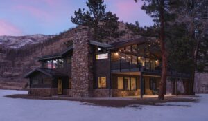 exterior view of keystone custom home