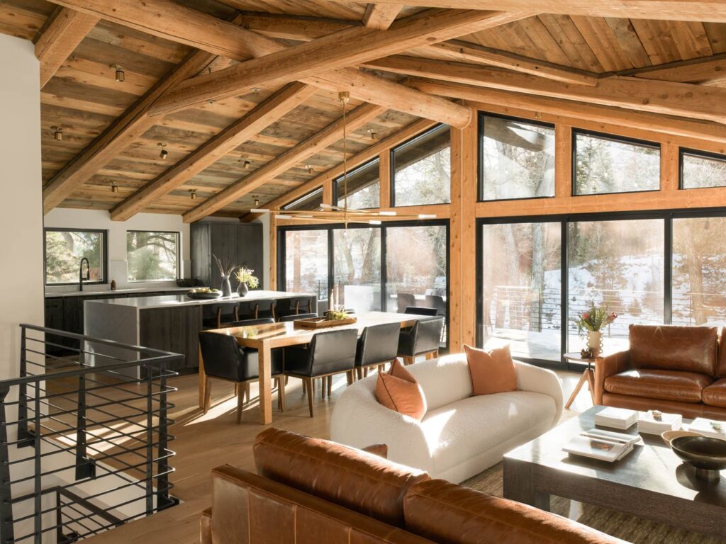 living room an open kitchen floorplan