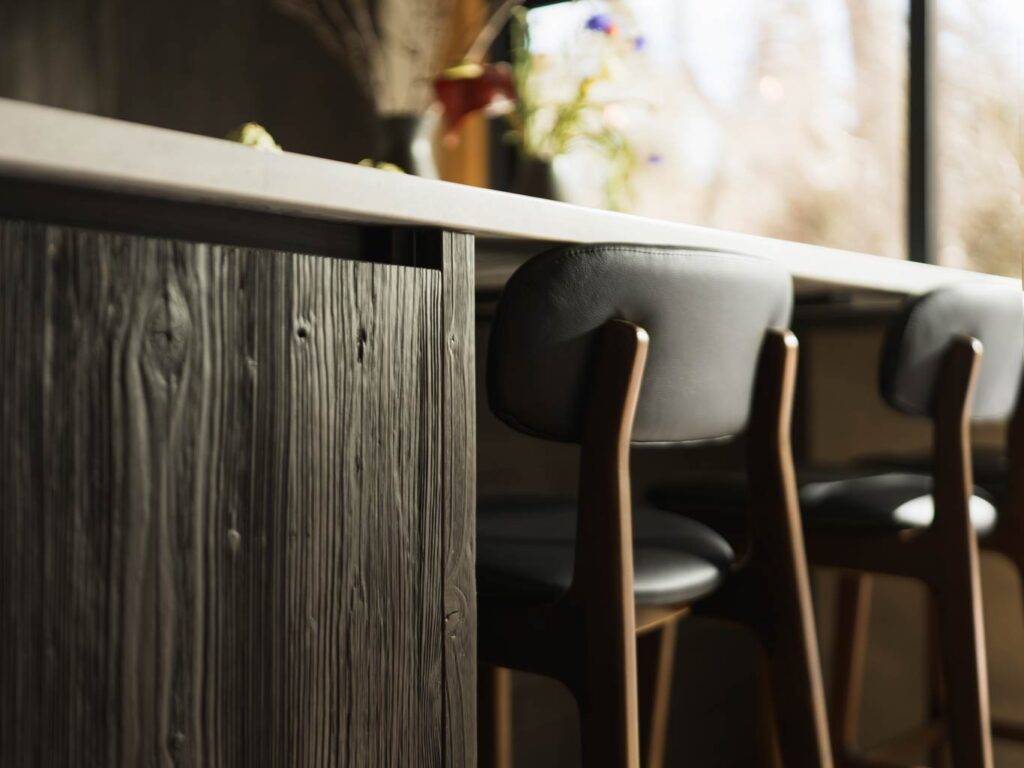 Shou Sugi Ban cabinets
