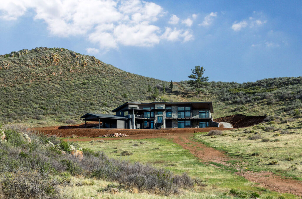 Sky High Butterfly custom home build in Berthoud, Colorado