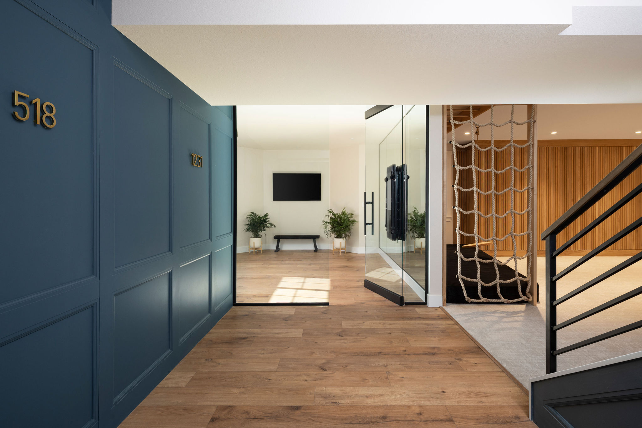 Basement Remodel with Luxury Finishes