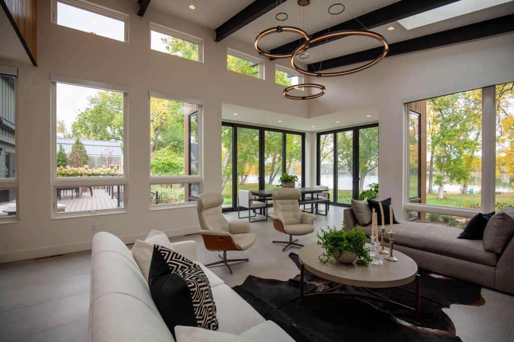 Lakefront Lookout - interior view of lake
