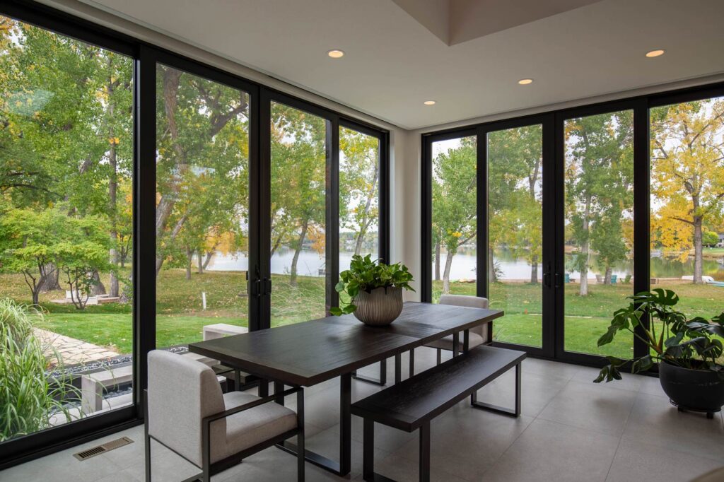 Lakefront Lookout - interior view of lake