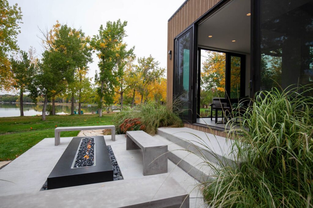 Lakefront Lookout - exterior view of deck and lake